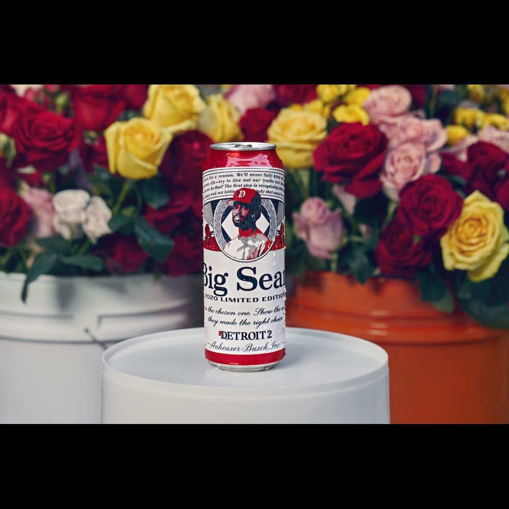 Big Sean Limited Ed Detroit 2 Budweiser Empty Can